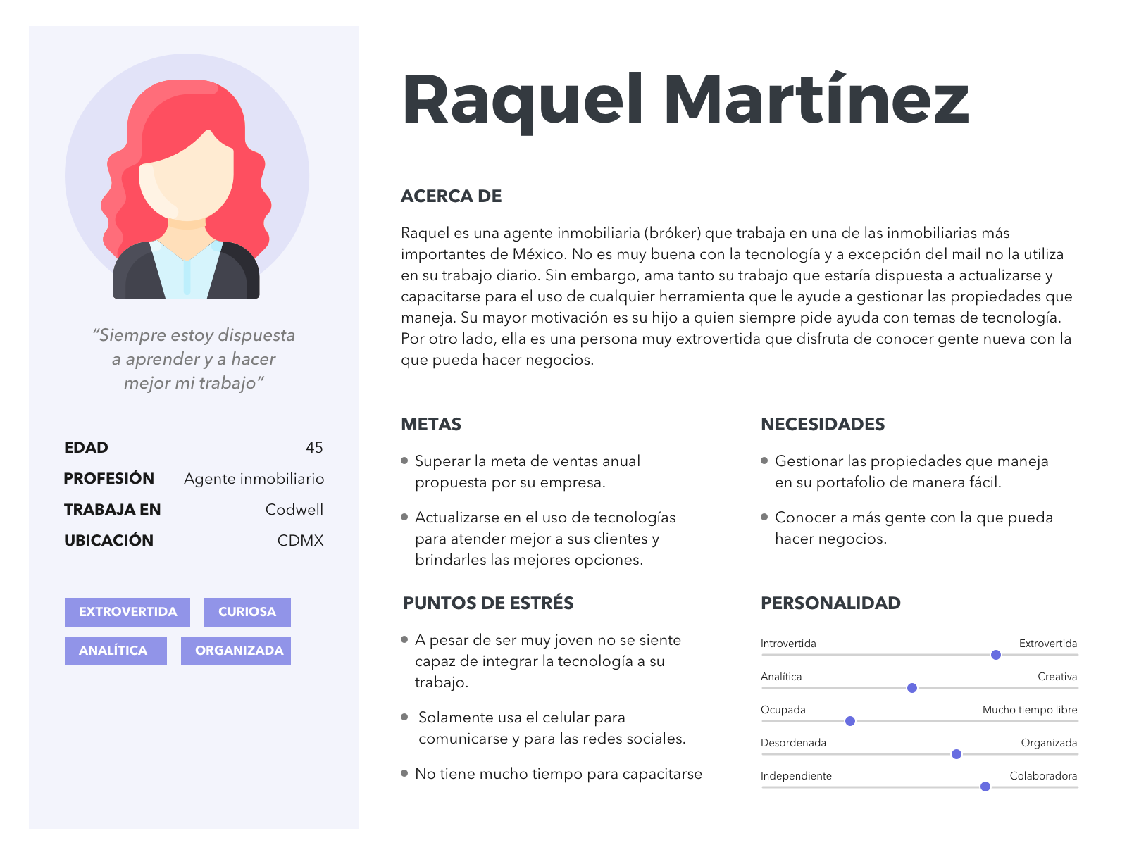 User persona