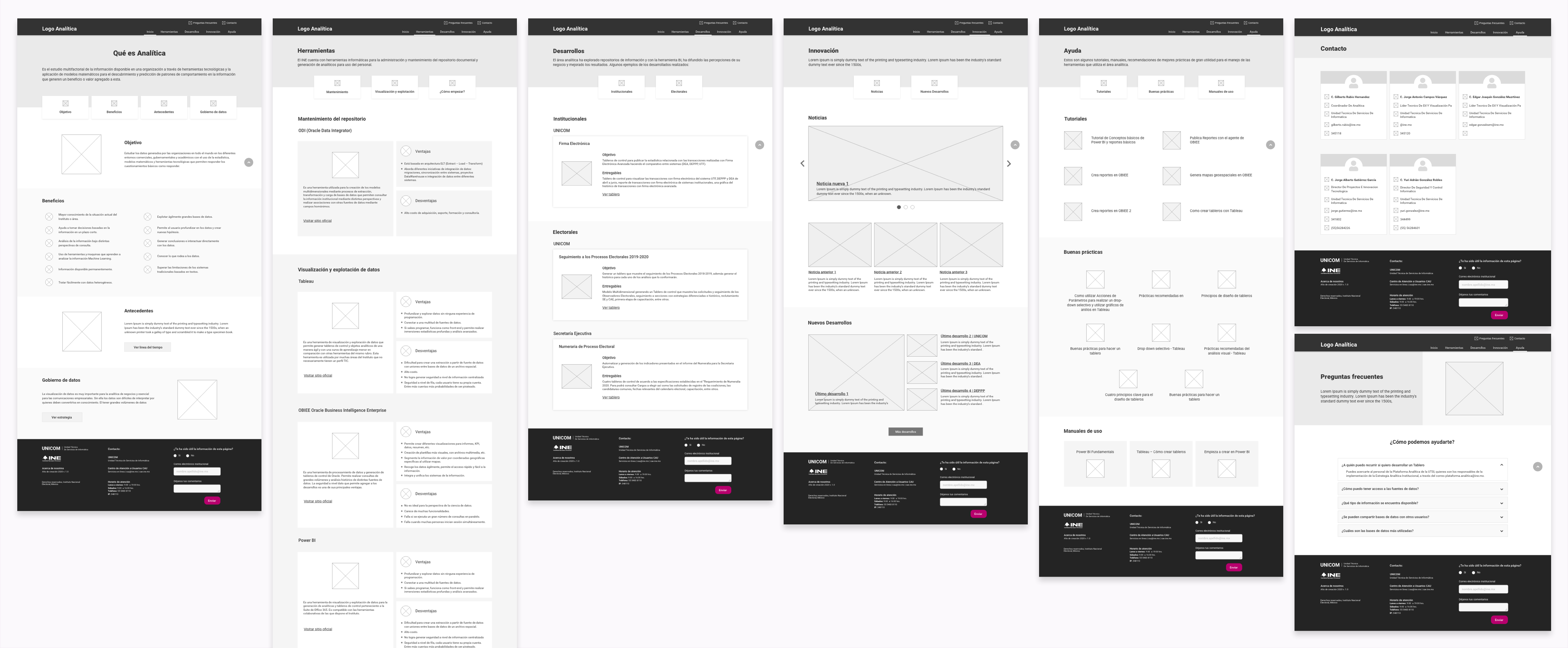 Wireframes